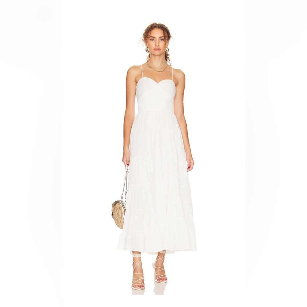 Free people sun drenched maxi in ivory